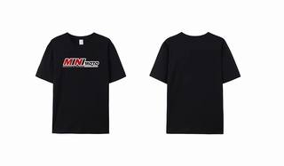 MINIMOTOロゴ入りTシャツ ブラックXL NO7671