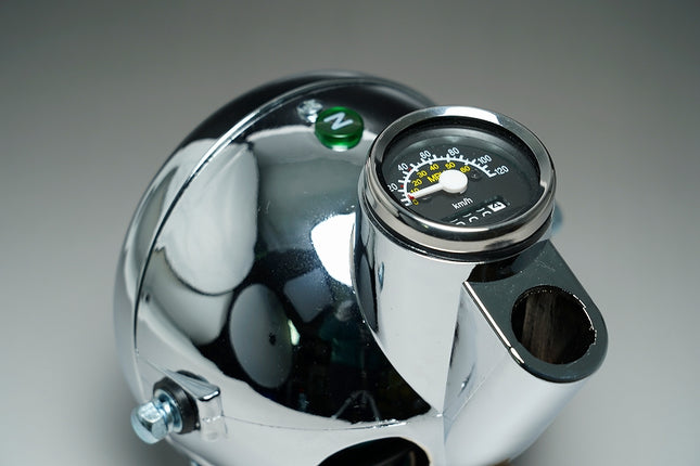 モンキーヘッドライトメーターセットクローム