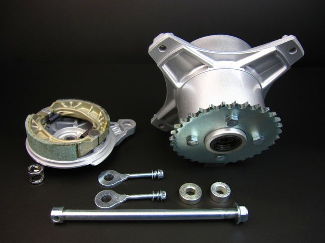 ダックス4本スポーク用リアハブセット