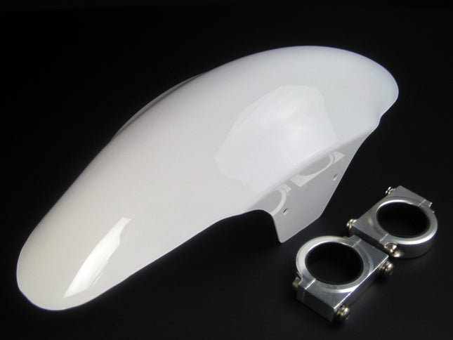 モンキーゴリラフロントフェンダー&アルミ製ブラケット白