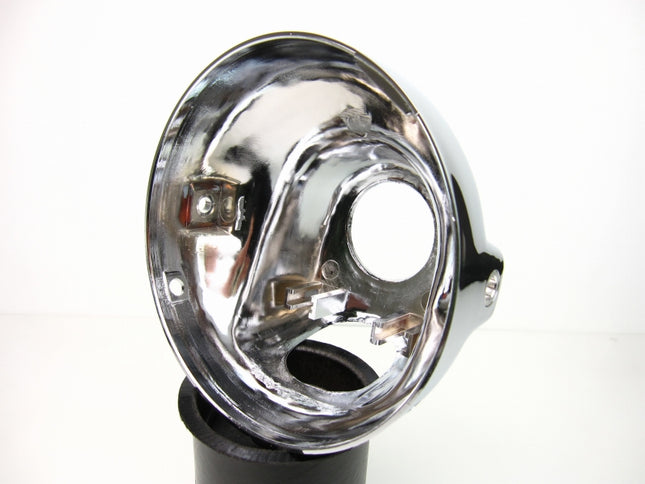 モンキーヘッドライトケースメーター穴なしクローム