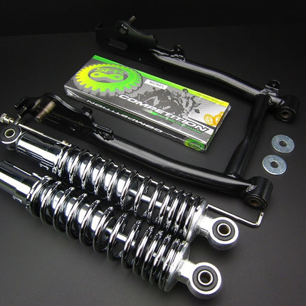 モンキースイングアーム5cm+リアショック280mm