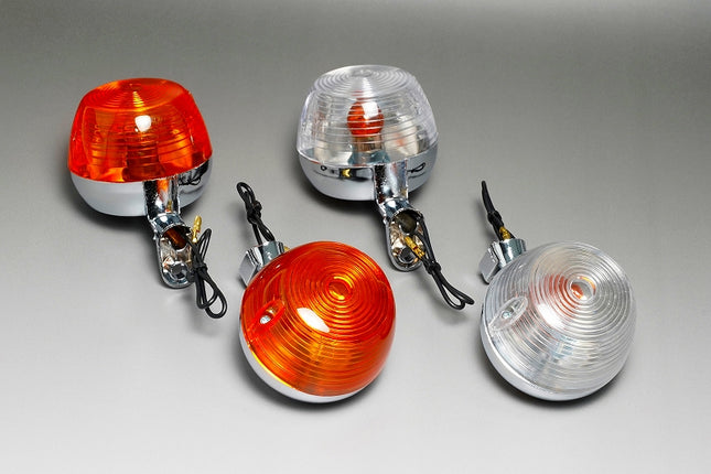 初期型ダックスウインカーオレンジ平らレンズ付き