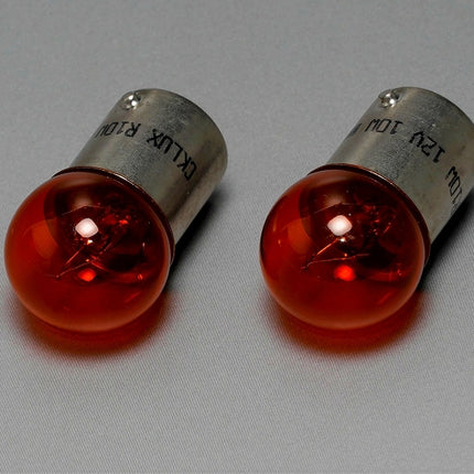 ウインカー電球12V10Wオレンジ2ヶ入り