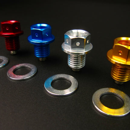 モンキー系エンジン向けマグネットドレンプラグシルバー