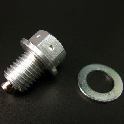 モンキー系エンジン向けマグネットドレンプラグシルバー