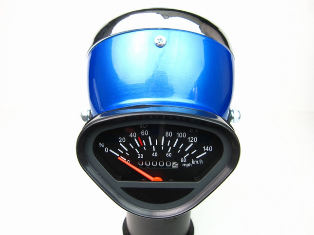 ダックスヘッドライトメーターセットメタリックブルー