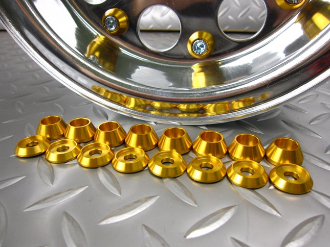 ホイール用ドレスアップピアスゴールド8ヶセット(1輪分)