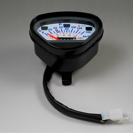 ダックス12Vスピードメーター140km/hホワイト