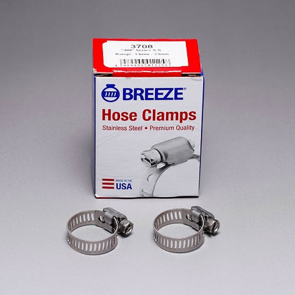 ステンレス製ホースクランプφ5.5～16mm 2ヶ入り