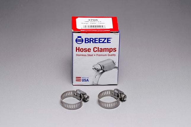 ステンレス製ホースクランプφ5.5～16mm 2ヶ入り