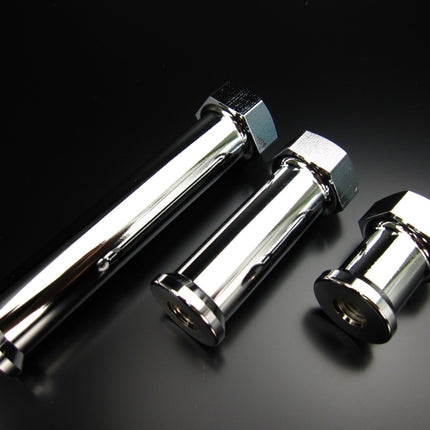 アルミ製30mm延長マフラーステーメッキM8