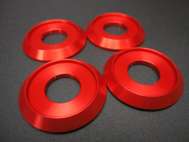 リアショックドレスアップピアスレッド4ヶ入り