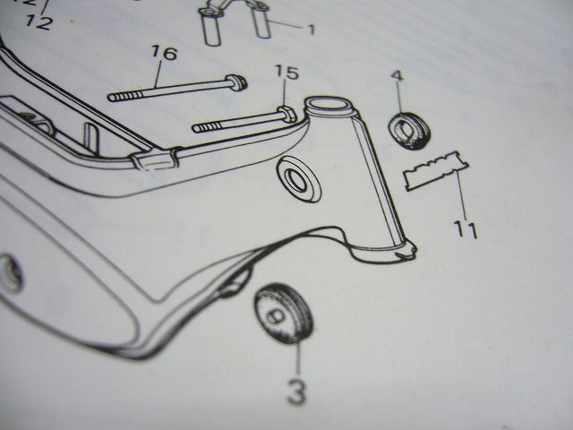 ホンダ純正ワイヤーハーネスグロメット(丸)