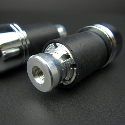 ミニモト汎用バーエンドキャップ防振タイプクローム