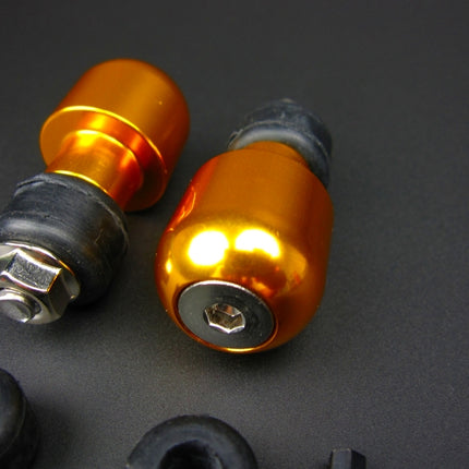 ミニモト汎用バーエンドキャップアルミゴールド