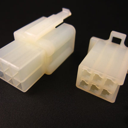 110シェルロック付きコネクター6極カプラーギボシ付