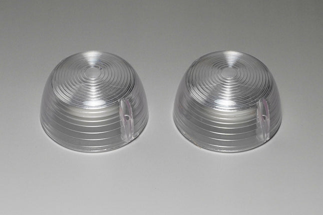 初期型ダックスウインカー平らクリアレンズ2ヶ