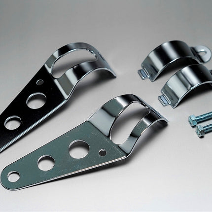 スチール製ヘッドライトステーφ30～50mmメッキ