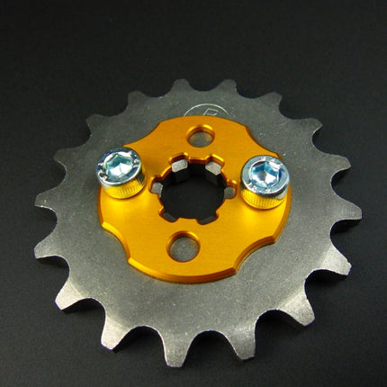 アルミ製スプロケットドライブプレートゴールド