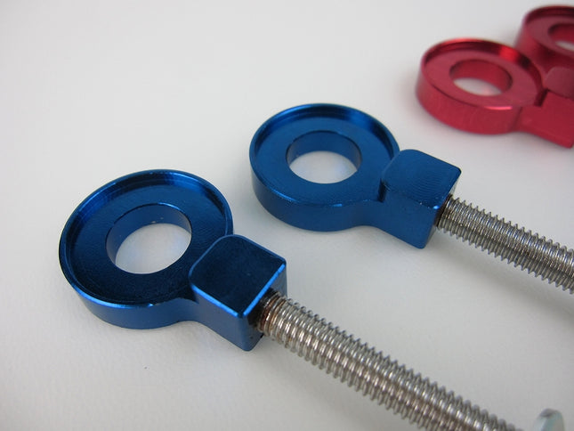 モンキーダックスアルミ製チェーンアジャスター青