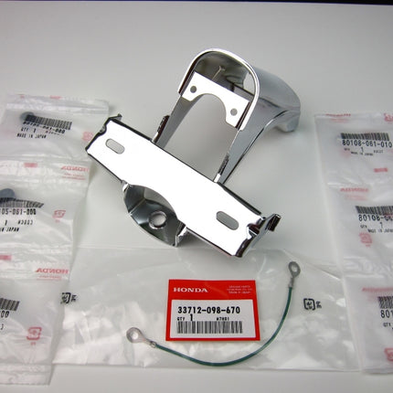 ホンダ純正ダックスナンバープレートブラケットセット