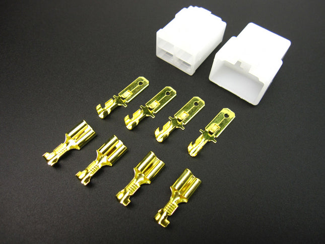 250シェルロック付きコネクター4極カプラーギボシ付