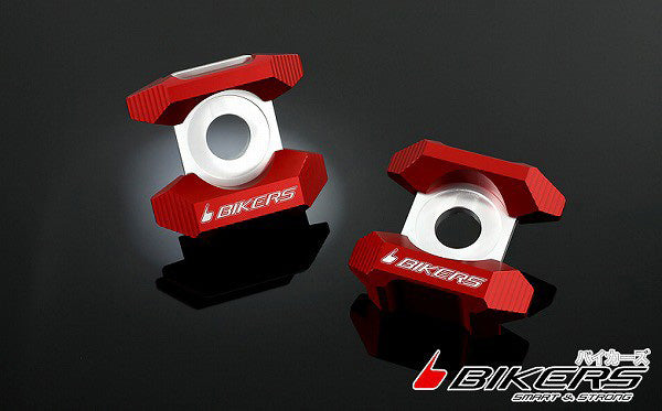 CBR150R BIKERSリアアジャスタープレート赤