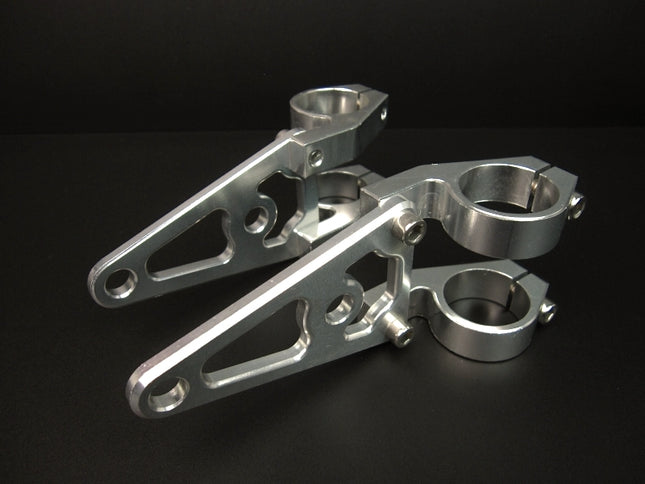 ヘッドライトブラケットφ31アルミ製CNC