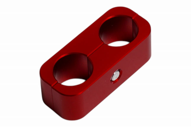 オイル クーラー/キャッチ用 ホースガイドφ14～15用レッド