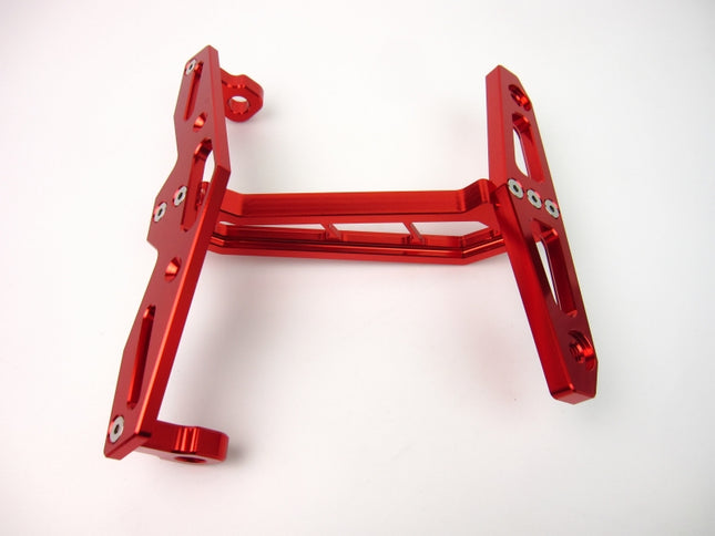 GROM/MSX アルミビレッドナンバー&ウインカーステーレッド