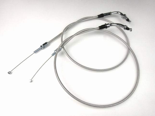 GROMスロットルケーブルステンレスメッシュ20cmロング