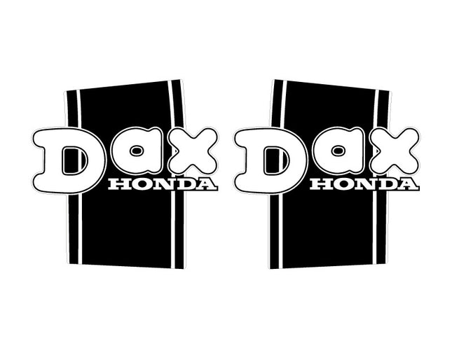 ダックスDAX HONDAディカール3Mラミネート仕様ホワイト