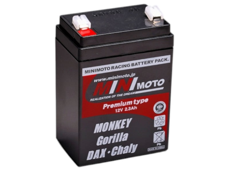 MF12V2.3Ahバッテリープレミアムパック – ミニモト公式オンラインショップ