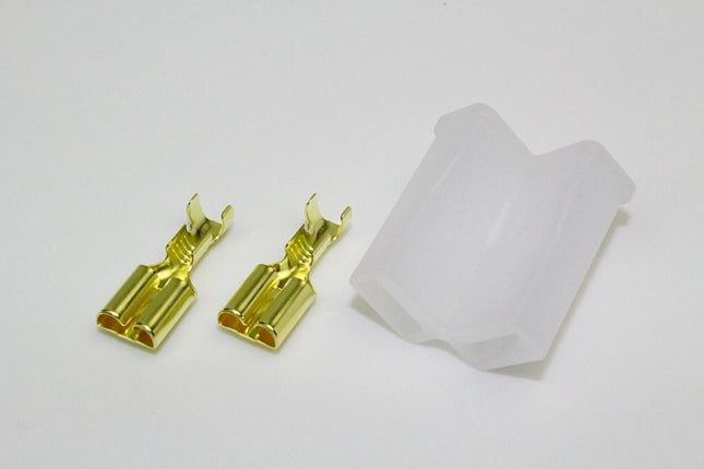 250シェルコネクター2極カプラー(ウインカーリレー用)