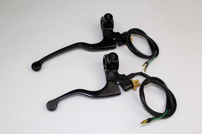 フロントブレーキレバーロングミラー台座あり正ネジM8