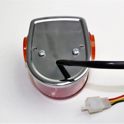 4Lモンキー/ダックスDC12V電源テールランプレッド/オレンジ