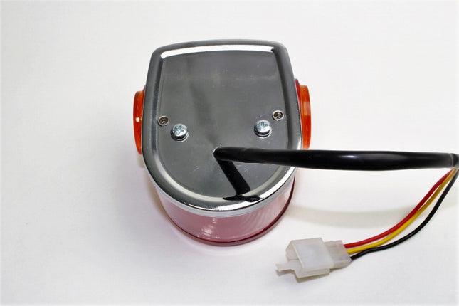 4Lモンキー/ダックスDC12V電源テールランプレッド/オレンジ