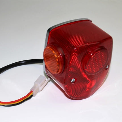 4Lモンキー/ダックスDC12V電源テールランプレッド/オレンジ