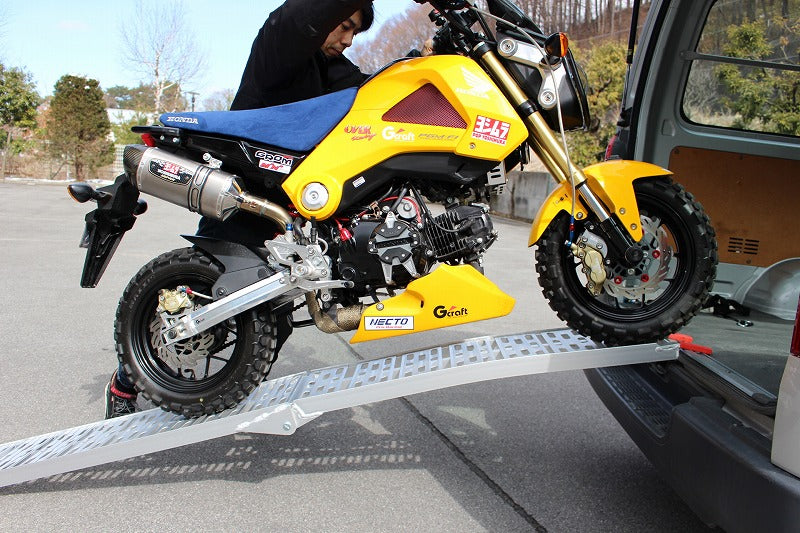 汎用モーターサイクル用アルミ製ロングスロープ折り畳み式 – ミニモト