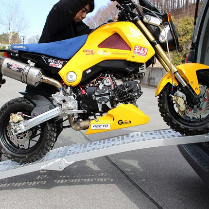 汎用モーターサイクル用アルミ製ロングスロープ折り畳み式