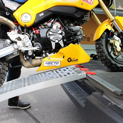 汎用モーターサイクル用アルミ製ロングスロープ折り畳み式