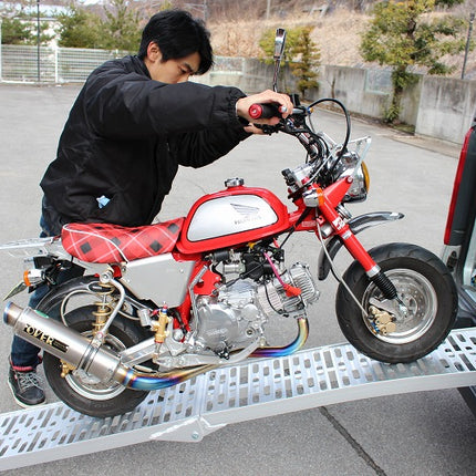 汎用モーターサイクル用アルミ製ロングスロープ折り畳み式