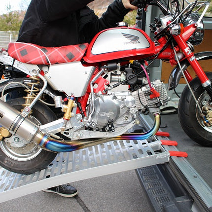 汎用モーターサイクル用アルミ製ロングスロープ折り畳み式