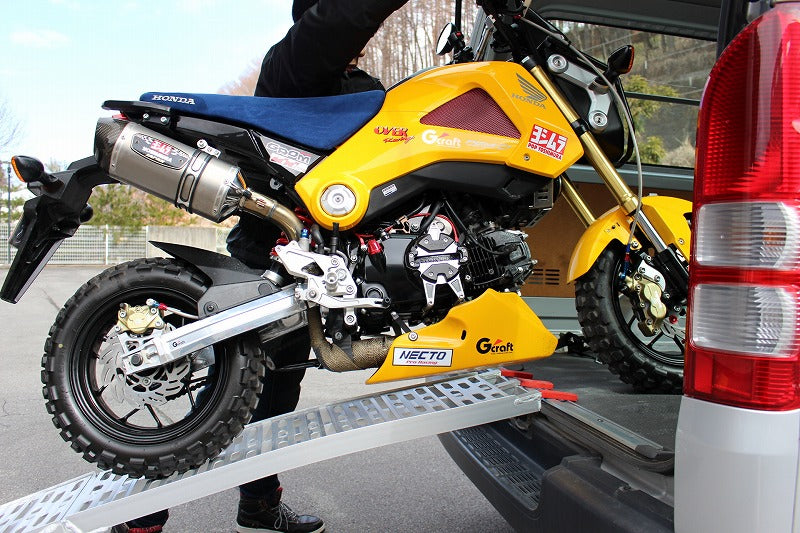 汎用モーターサイクル用アルミ製ロングスロープ折り畳み式 – ミニモト