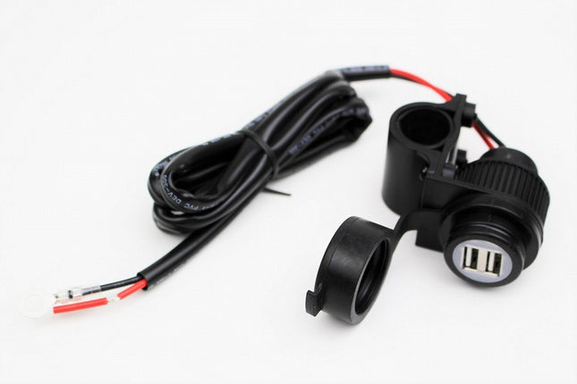 USB2ポートキットトータルDC5V/2.1A ハンドルクランプ用