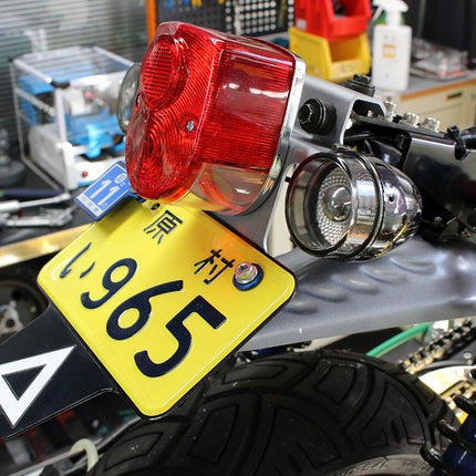 モンキークラシックテールランプキットLEDレッド/リフレクター