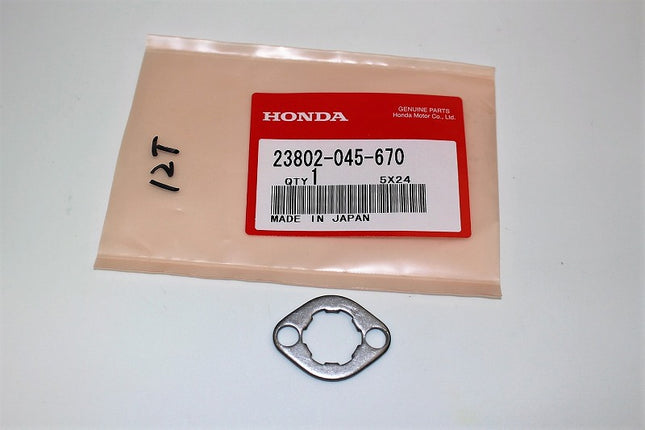 ホンダ純正フロントスプロケット用フィキシングプレート12T用