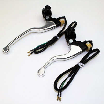 フロントブレーキレバーロングミラー台座あり正ネジM8