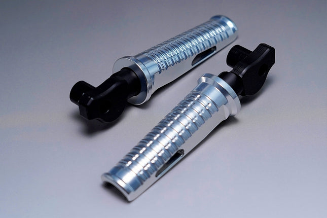 モンキーアルミ製ビレットサーキットフットステップ シルバー